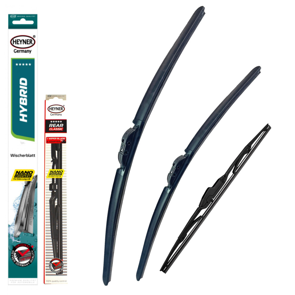 Heyner Wiper Blades Fits Citroen C4 Picasso 2006-2013 Hybrid Full Set Wipers Replacement Hh3230slbl14hrc 5055668295119