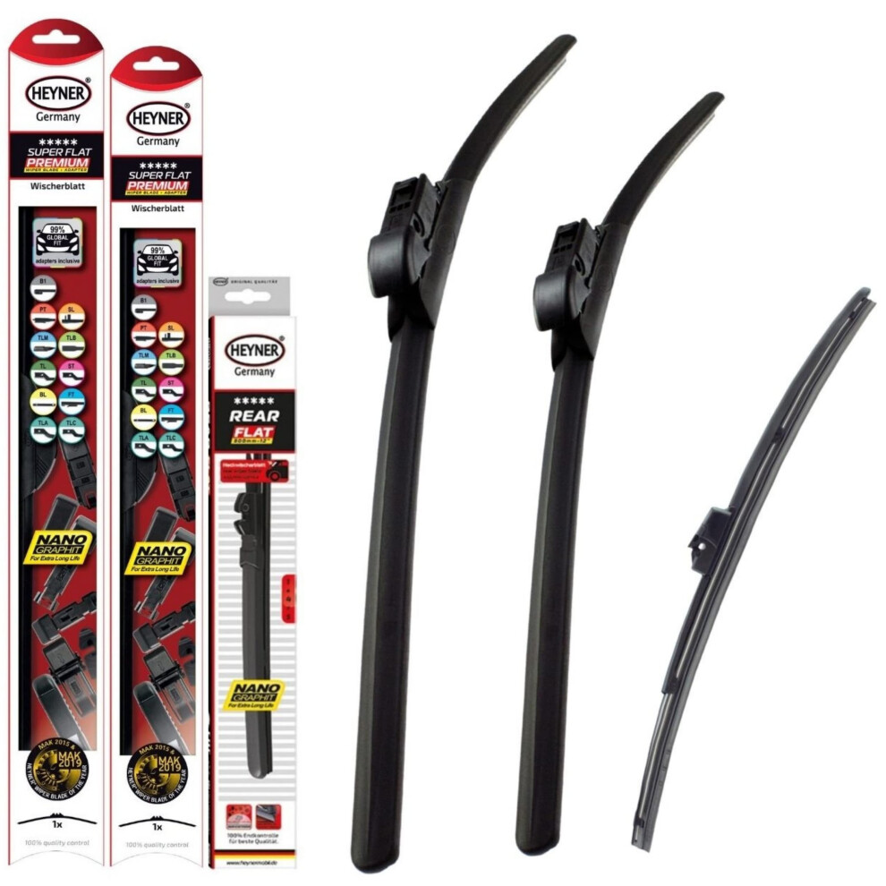Heyner Germany Fits Vw Passat Variant (B8) Windscreen Wiper Blades 2015-On Size 26"18" Rear Blade 13" Hsf2618st13hrf 5056151103522