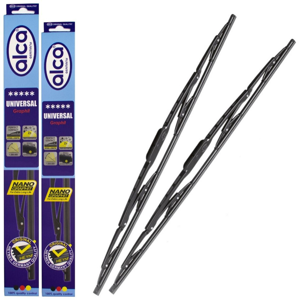 Alca Germany Universal Windscreen Wiper Blades 15"15" Au1515h Fits Jeep Wrangler 2007-Onwards 5055668264443