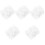 5Rolls White Beaded Strand Plastic Resin DIY Accessory for Party Scene 3