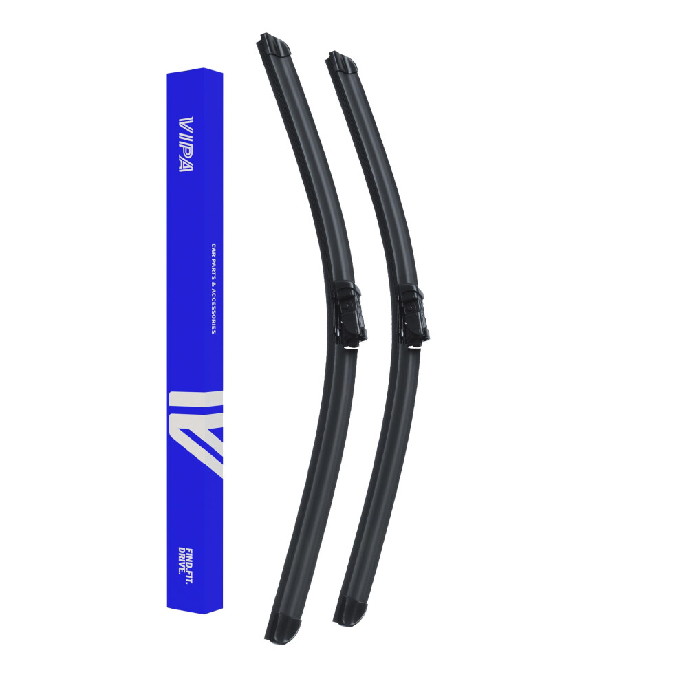 Vipa Car Parts Premium Wiper Blade Kit | Fits: Vauxhall Movano Van (Dec 2021 Onwards) | All-Weather Performance | Durable, Streak-Free Windshield 5056651556415