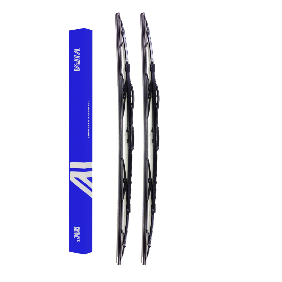 Vipa Car Parts Premium Wiper Blade Kit | Fits: Renault Master Chassis Cab (Jul 1998 Onwards) | All-Weather Performance | Durable, Streak-Free 5056162251908