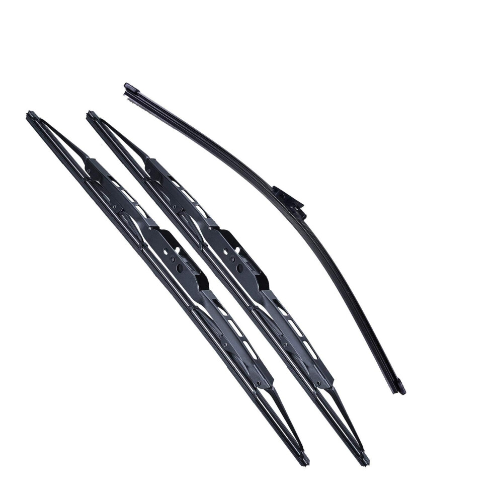 Freelander Mk 1 Oct 1997 To Feb 2007 Windscreen Wiper Blades Set - M.o.t. Test Compliant 5056162200616