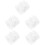 5Rolls White Beaded Strand Plastic Resin DIY Accessory for Party Scene 5
