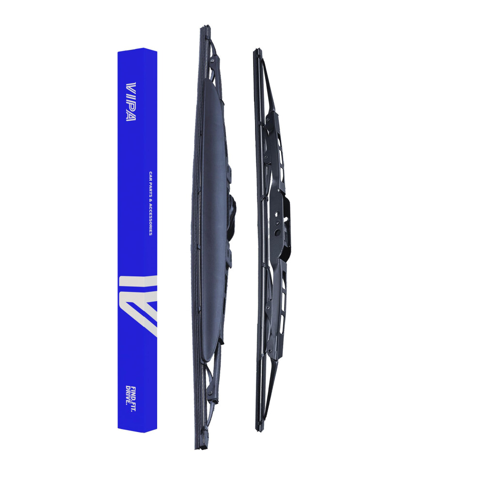 Vipa Car Parts Premium Wiper Blade Kit | Fits: Kia Picanto Sa Ta Hatchback (Apr 2004 To Feb 2017) | All-Weather Performance | Durable, Streak-Free 5056162263826