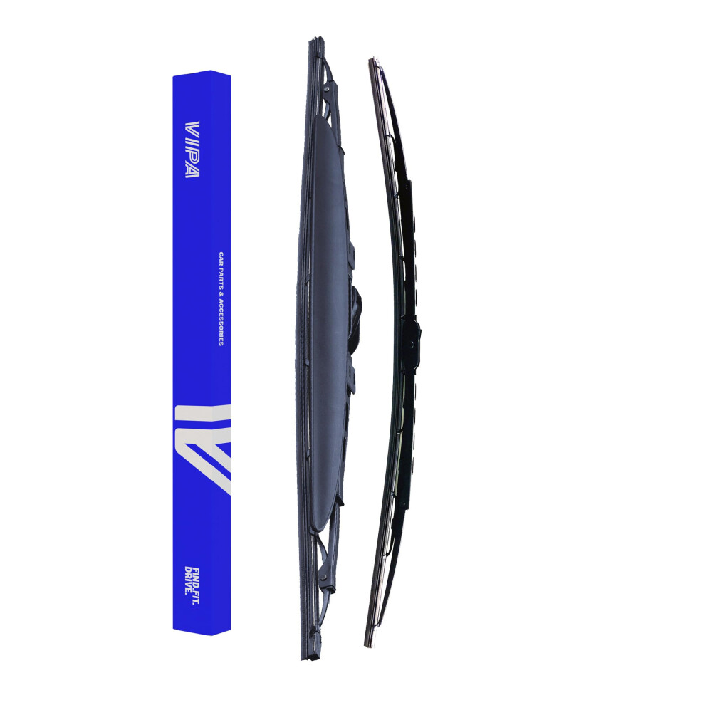 Vipa Car Parts Premium Wiper Blade Kit | Fits: Porsche Boxster Convertible (Sep 1996 To Dec 2011) | All-Weather Performance | Durable, Streak-Free 5056162264472