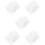 5Rolls White Beaded Strand Plastic Resin DIY Accessory for Party Scene 7