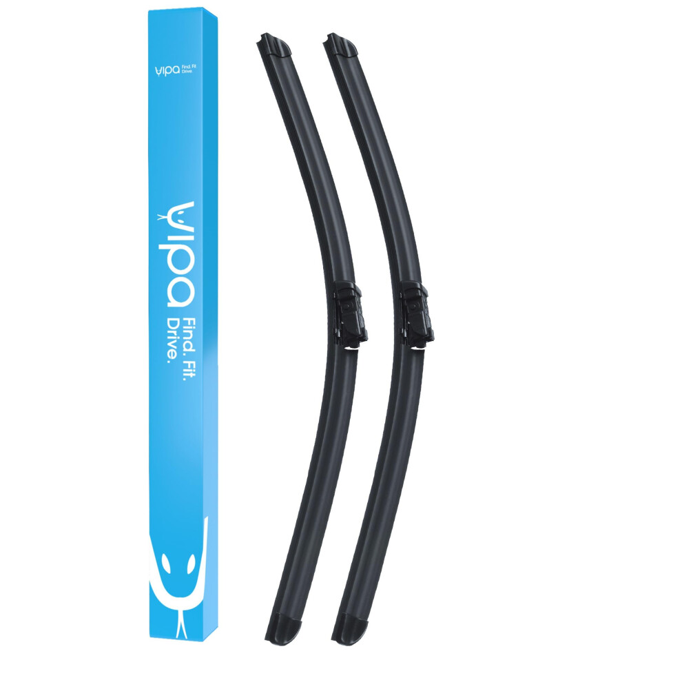 Vipa Wiper Blade Kit Fits: Ford Focus Mk3 Hatchback Feb 2011 To Dec 2018 - Easy Fit Video Tutorial 5056162275119