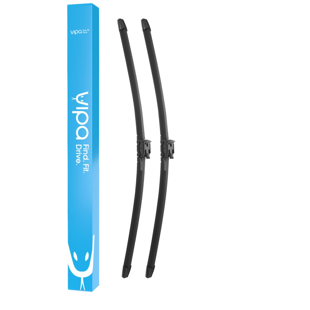 Vipa Wiper Blade Kit Fits: Vw Touareg Suv Oct 2002 To Dec 2018 - Easy Fit Video Tutorial 5056162274433
