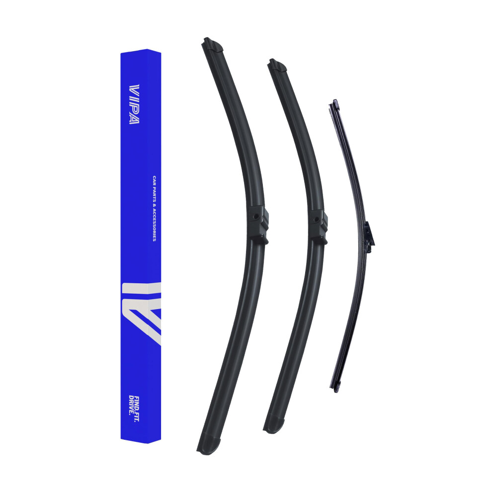 Vipa Car Parts Premium Wiper Blade Set | Fits: Skoda Octavia Hatchback (Feb 2004 To Jun 2013) | All-Weather Performance | Durable, Streak-Free 5056162286023