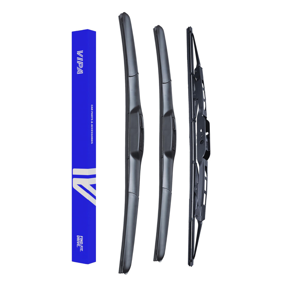 Vipa Car Parts Premium Wiper Blade Set | Fits: Land Rover Range Rover Suv (Aug 2012 To Feb 2017) | All-Weather Performance | Durable, Streak-Free 5056162284029