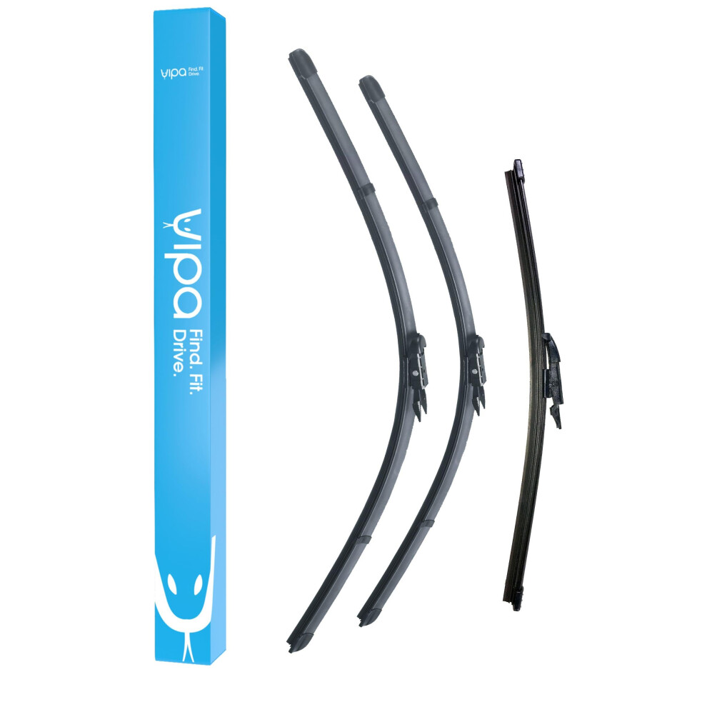Vipa Wiper Blade Set Fits: Infiniti Q30 Hatchback Nov 2015 To Apr 2020 - Easy Fit Video Tutorial 5056162284005