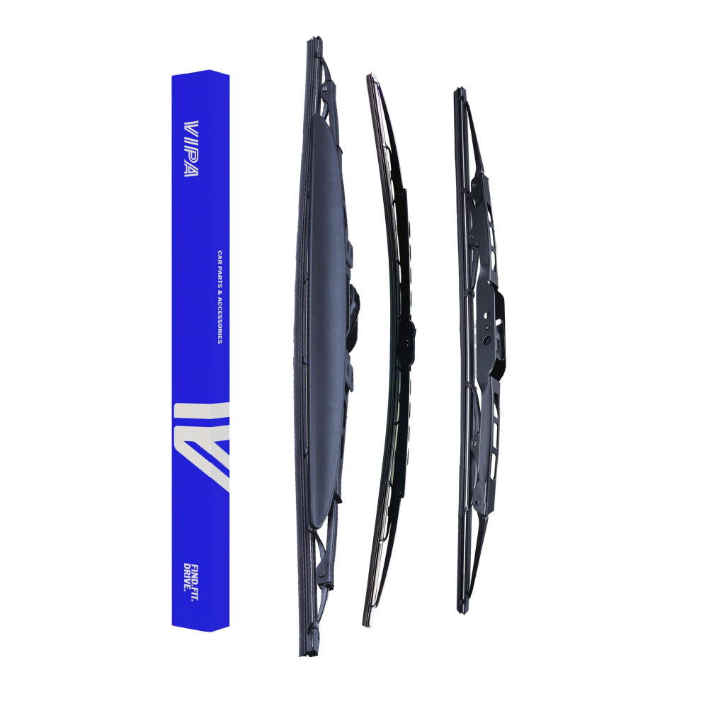 Vipa Car Parts Premium Wiper Blade Set | Fits: Vw Golf Mk4 Hatchback (Nov 1997 To Aug 2002) | All-Weather Performance | Durable, Streak-Free 5056162281417