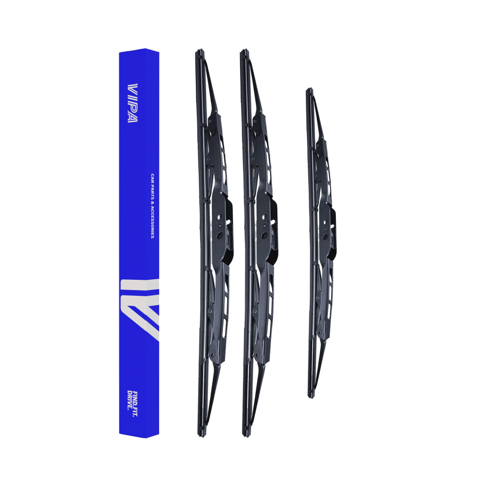 Vipa Car Parts Premium Wiper Blade Set | Fits: Land Rover Defender Suv (Aug 1990 To Feb 2016) | All-Weather Performance | Durable, Streak-Free 5056162275720