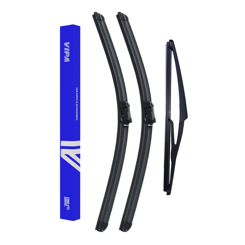 Vipa Car Parts Premium Wiper Blade Set | Fits: Peugeot 508 Sw Estate (Nov 2010 To Aug 2019) | All-Weather Performance | Durable, Streak-Free 5056162287983
