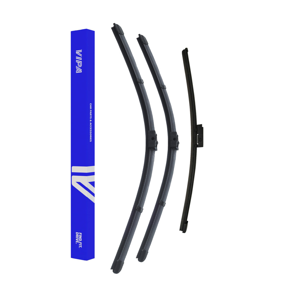 Vipa Car Parts Premium Wiper Blade Set | Fits: Bmw 3 Series E91 Estate (Apr 2006 To Sep 2009) | All-Weather Performance | Durable, Streak-Free 5056162287167