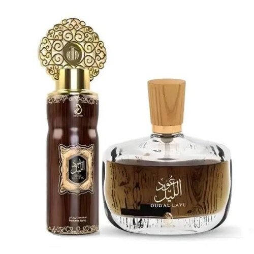 Oud Al Layl Perfume and Deodorant Gift Set 1