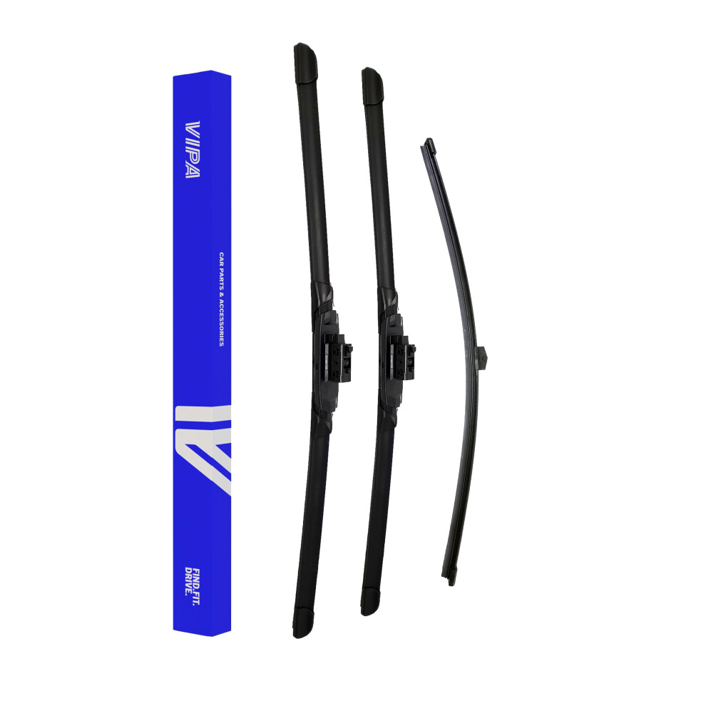 Vipa Car Parts Premium Wiper Blade Set | Fits: Mercedes-Benz Glb-Class Suv (Aug 2019 Onwards) | All-Weather Performance | Durable, Streak-Free 5056294225723