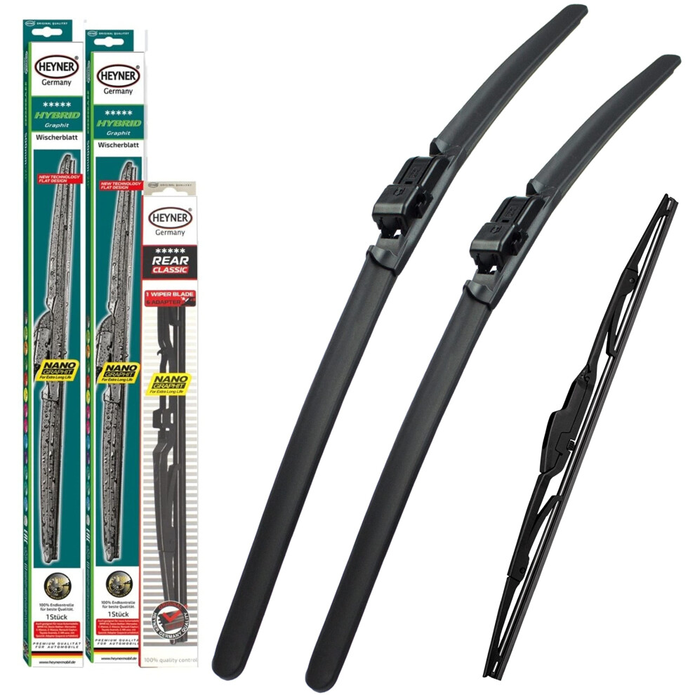 Heyner Wiper Blades Fits Subaru Forester 2018-Onwards Full Set Hybrid Windscreen Wipers Hh2616tlc14hrc 5056662904939