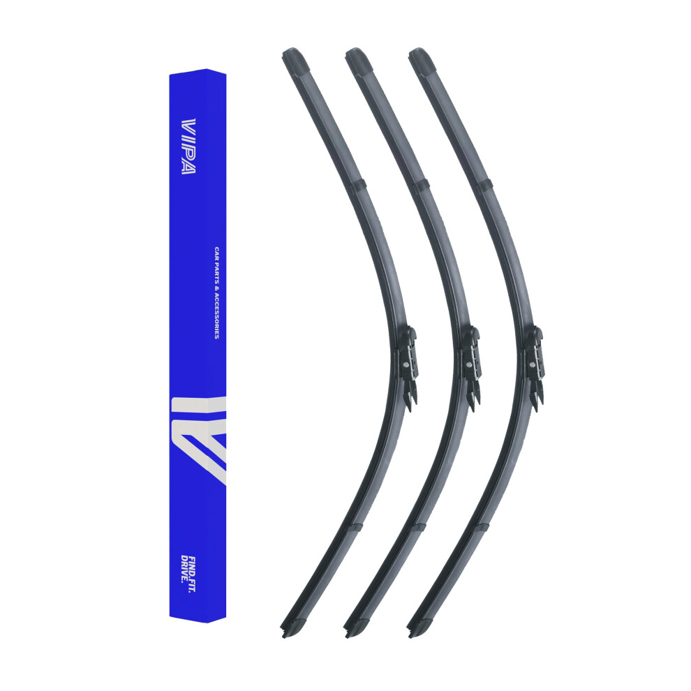 Vipa Car Parts Premium Wiper Blade Set | Fits: Ford Mondeo Hatchback (Sep 2014 Onwards) | All-Weather Performance | Durable, Streak-Free Windshield 5056162288829