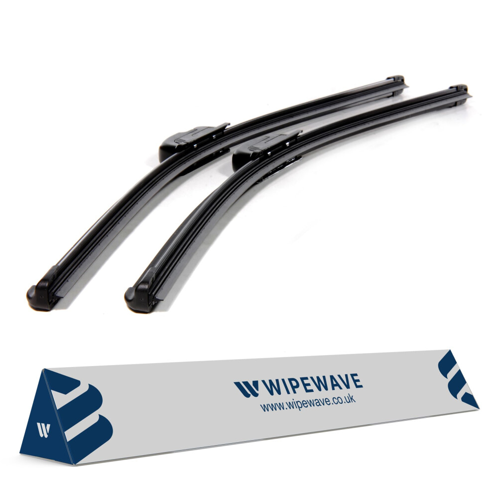 Wipewave Windscreen Wiper Blades For Vauxhall Insignia 2008-2017 Hatchback, Saloon, Estate, 24" 18" Front U-Hook Enhanced Clarity, Quick Installation, 5056649534951