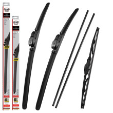 All Season Wiper Blades With Extra Refill Rubber and Direct Fit Rear Wiper Fits Volvo V60 2011-2015 HAS2620TL12E46