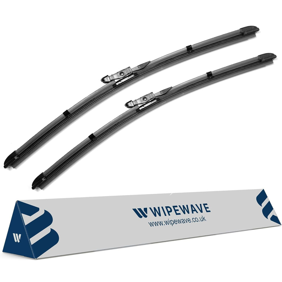 Wipewave Windscreen Wiper Blades For Ford Kuga 2013-2019 Suv, 28" 28" Front Pinch Tap Enhanced Clarity, Easy Replacement 5056649570201
