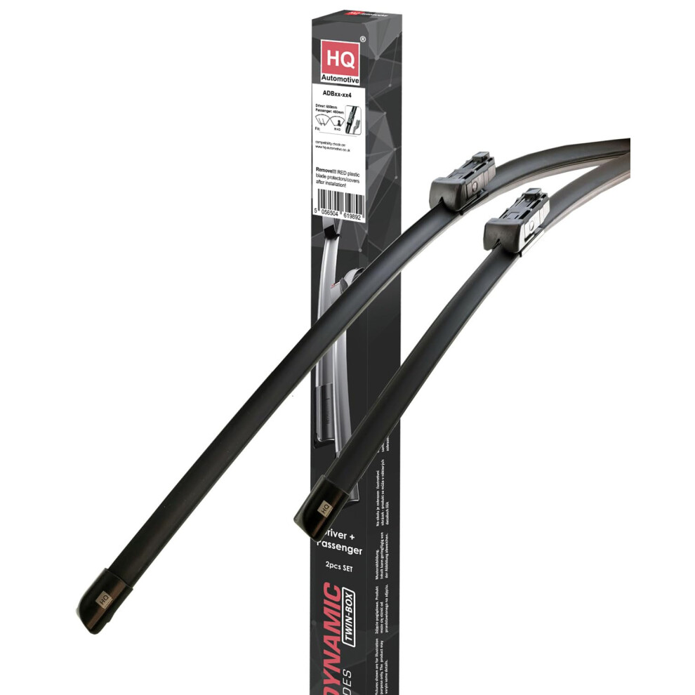 Hq Automotive Wiper Blades For Audi A1 Citycarver Hatchback (2019-2022) Front Wipers Replacement Kit 5056504693298