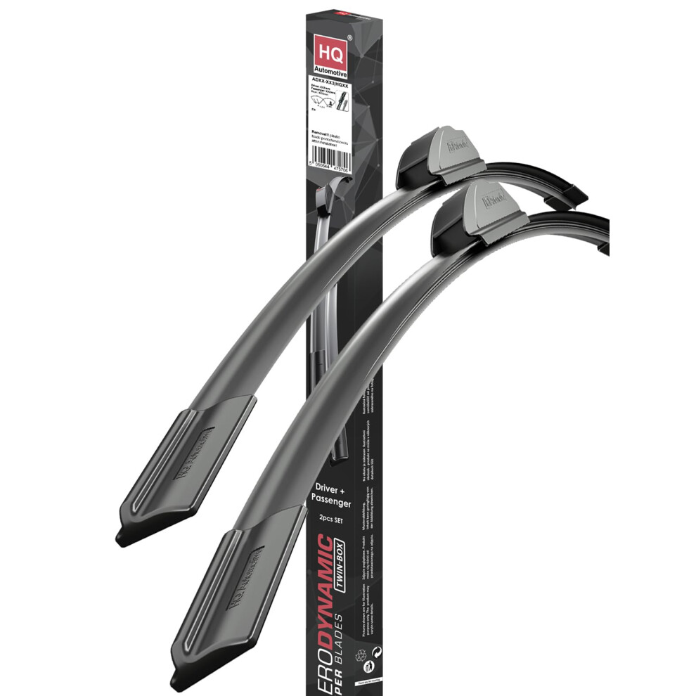Hq Automotive Wiper Blades For Toyota Prius Alpha Hatchback (2011-2021) Front Wipers Replacement Kit 5056504692857