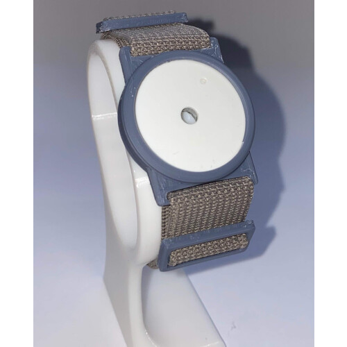 CGM Clips UK - Sensor Armband Holder/Protector Compatible with Freestyle Libre 1/2 (Grey) 1