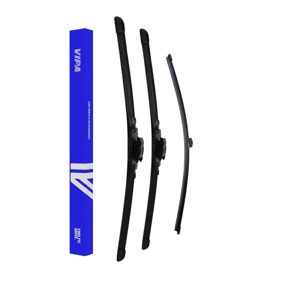 Vipa Car Parts Premium Wiper Blade Set | Fits: Bmw X2-F39 Suv (Nov 2017 Onwards) | All-Weather Performance | Durable, Streak-Free Windshield Wipers | 5060121750944
