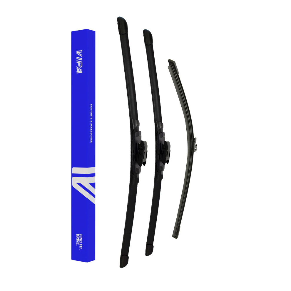 Vipa Car Parts Premium Wiper Blade Set | Fits: Mini Mini Countryman F60 Estate (Oct 2016 Onwards) | All-Weather Performance | Durable, Streak-Free 5060121753563