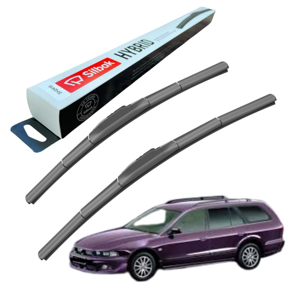 Silbak Windscreen Wipers, Fits For Mitsubishi Galant Station Wagon (10/1996-09/2002) Wiper Blades, 530Mm/450Mm 5056807400791