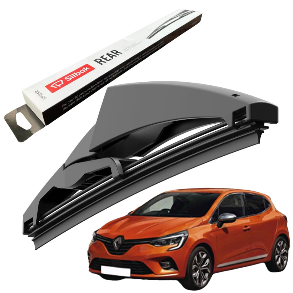 Silbak Rear Windscreen Wiper, Fits For Renault Clio 5 (2019 Onwards) Rear Wiper Blade, 200Mm 5056807404461