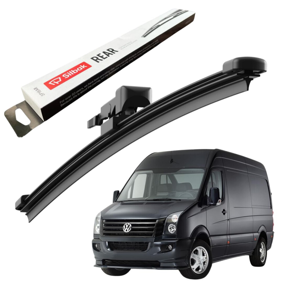 Silbak Rear Windscreen Wiper, Fits For Vw (Volkswagen) Crafter (04/2006-12/2016) Rear Wiper Blade, 400Mm 5056807404928