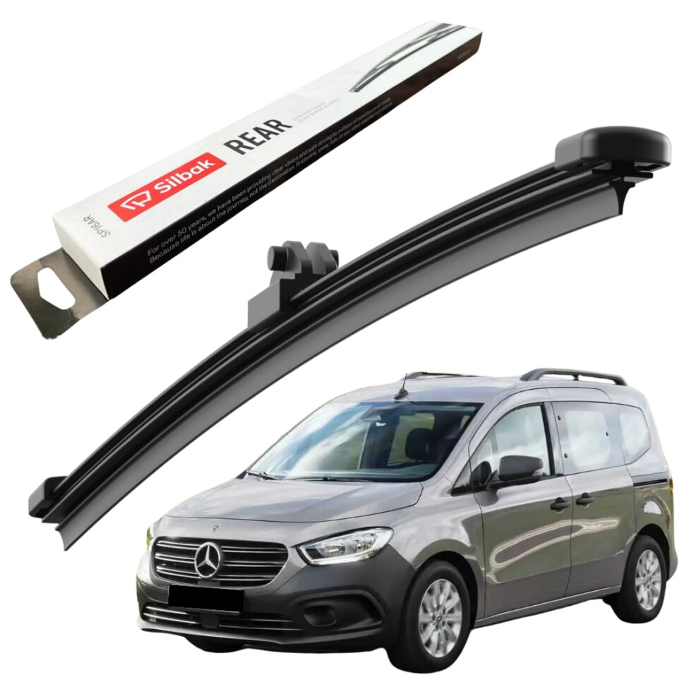 Silbak Rear Windscreen Wiper, Fits For Mercedes Citan Box Body/Mpv (09/2021 Onwards) Rear Wiper Blade, 250Mm 5056807407059