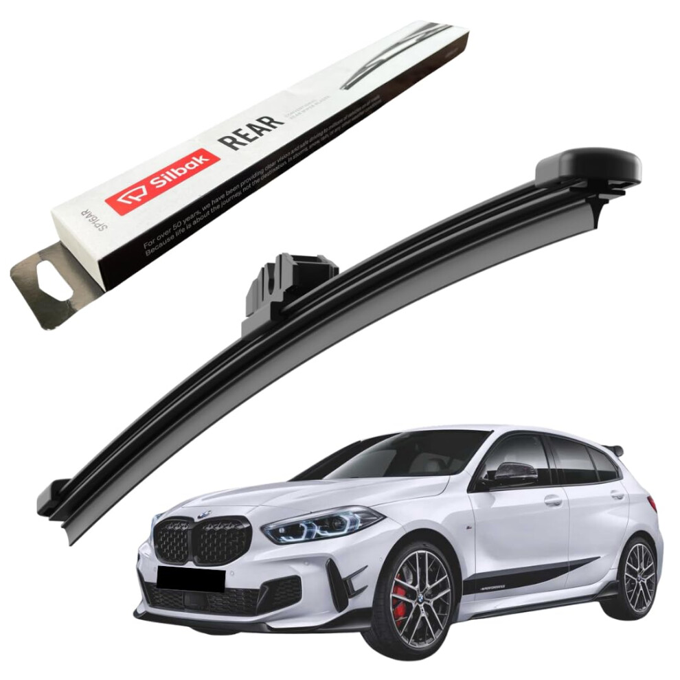 Silbak Rear Windscreen Wiper, Fits For Bmw 1 Series (2019 Onwards) Rear Wiper Blade, 350Mm 5056807407202