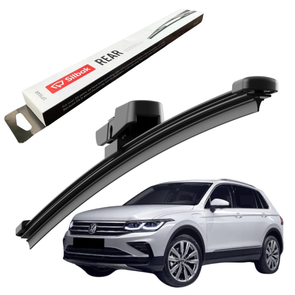 Silbak Rear Windscreen Wiper, Fits For Vw Tiguan (07/2020-12/2022) Rear Wiper Blade, 380Mm 5056807408001