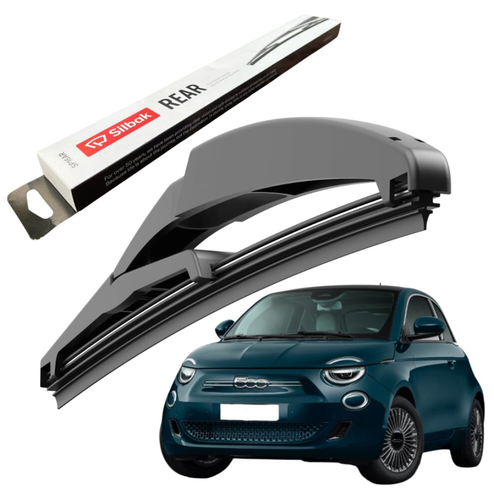 Silbak Rear Windscreen Wiper, Competible For Fiat 500E (08/2020 Onwards) Rear Wiper Blade, 300Mm 5056807410097