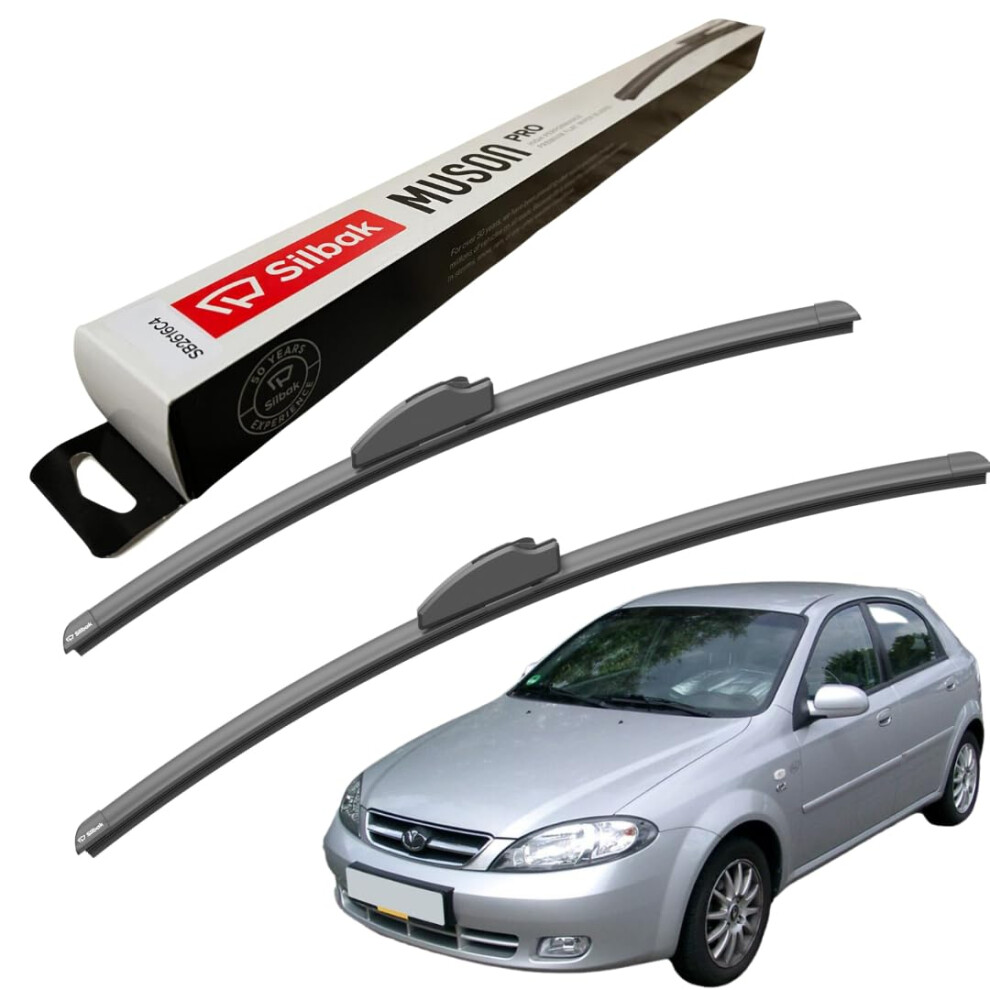 Silbak Windscreen Wipers, For Daewoo Lacetti (03/2004-01/2005) Wiper Blades, 550Mm/480Mm 5056807419700