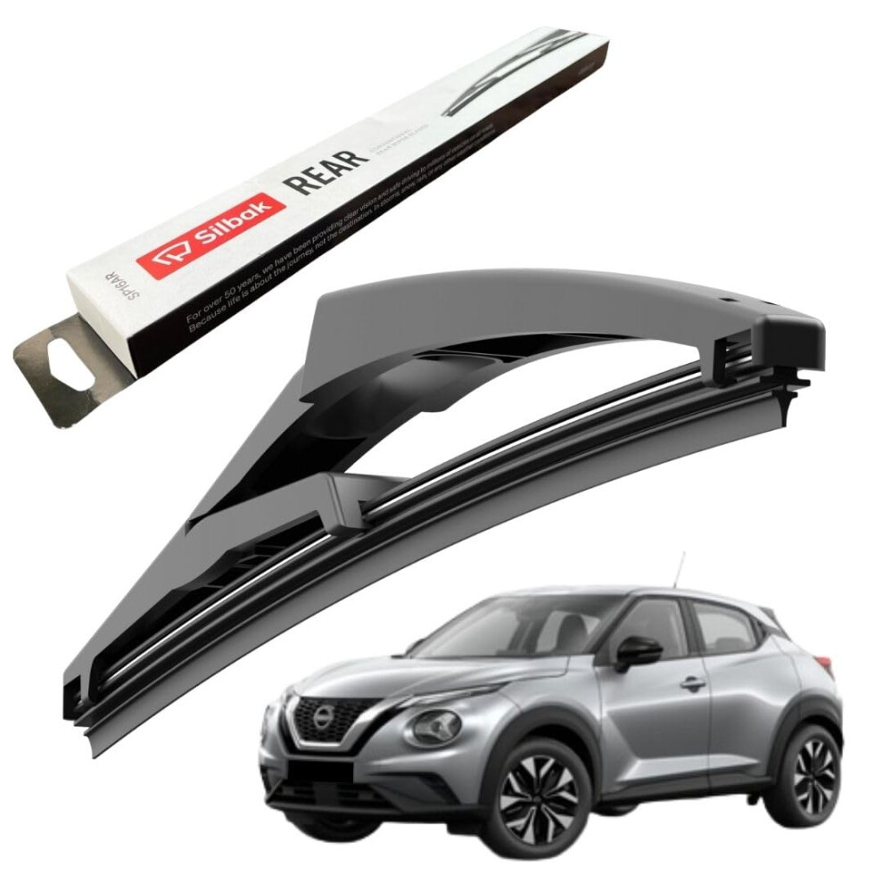 Silbak Rear Windscreen Wiper, Fits For Nissan Juke (2019 Onwards) Rear Wiper Blade, 300Mm 5056807434857