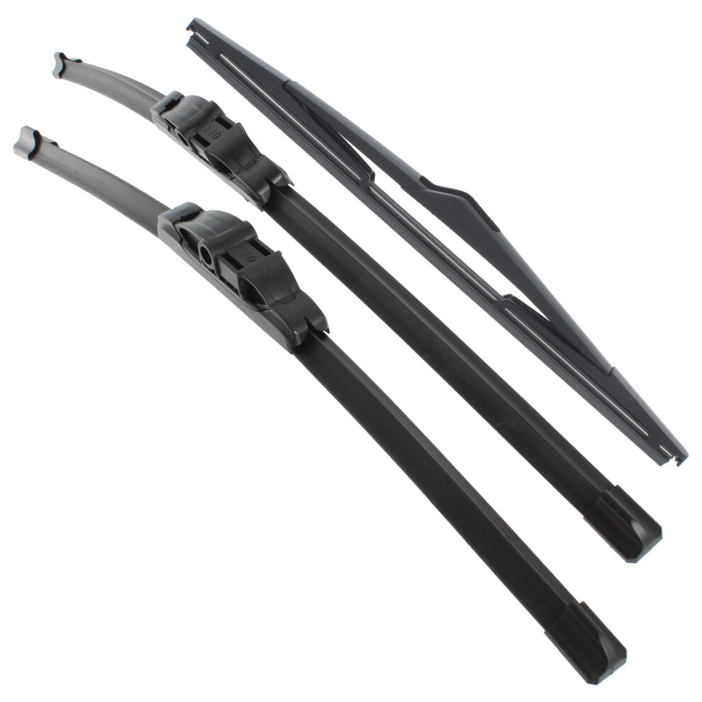 Xyz Parts Front And Rear Windscreen Wiper Blades Set Of 3 Compatible With Vauxhall Astra H Mk5 Estate 2004-2011 Replacement 5056848182007