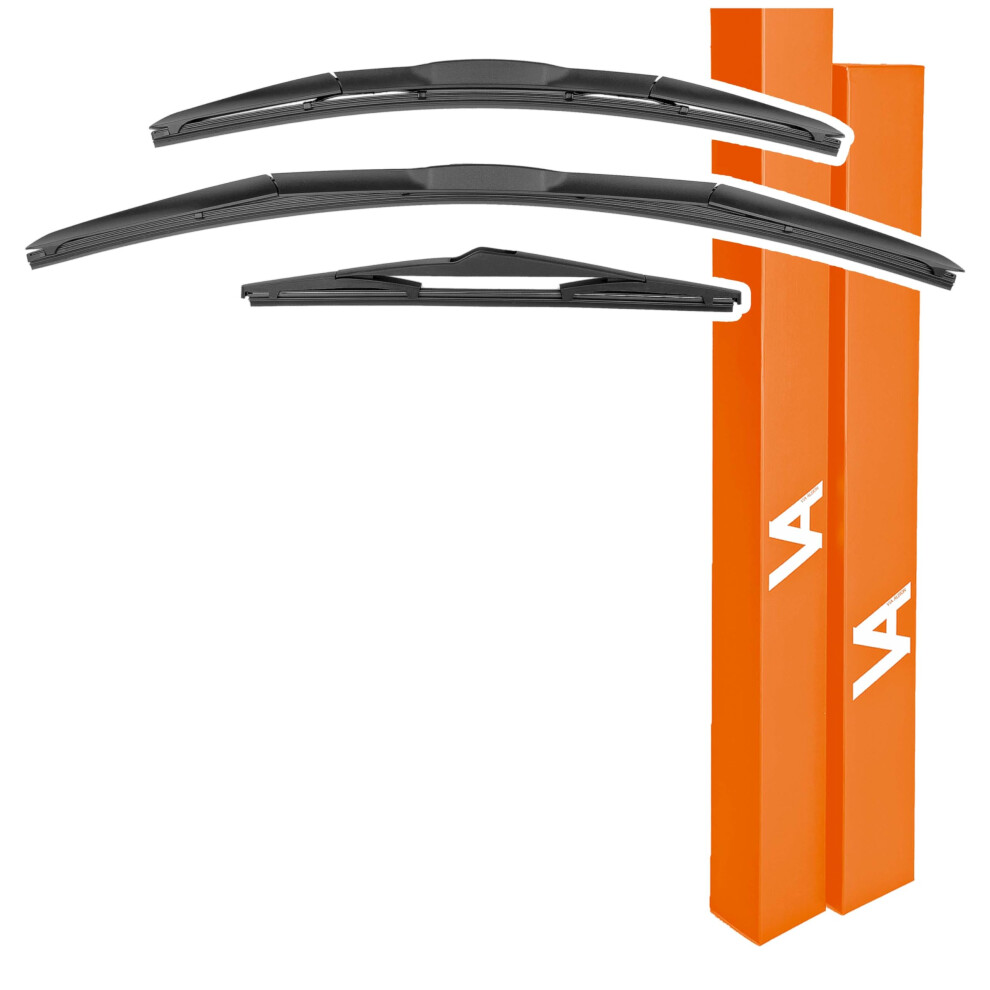 Via Albion? Wiper Blades For ? Kia Sportage Mk3 (2010-2015) ? All-Weather Front & Rear Wipers Set 5060757061193