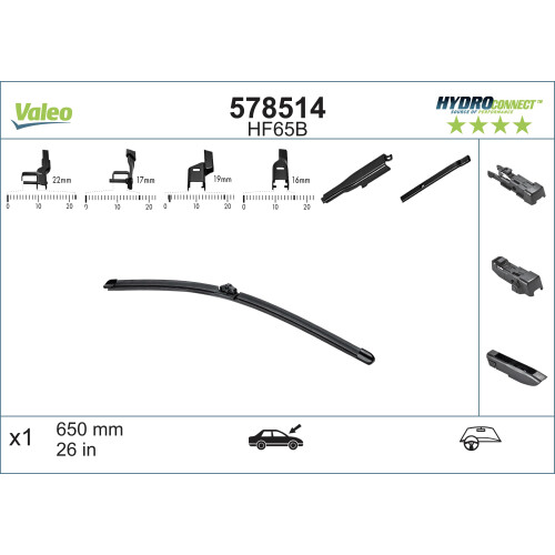 Valeo Valeo 578514 Wiper Blades 1