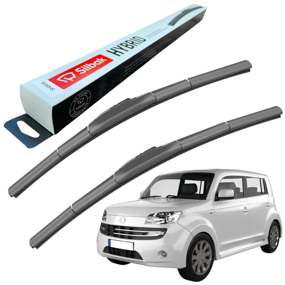 Silbak Windscreen Wipers, Fits For Daihatsu Materia (2006 Onwards) Wiper Blades, 500Mm/480Mm 5060920849221