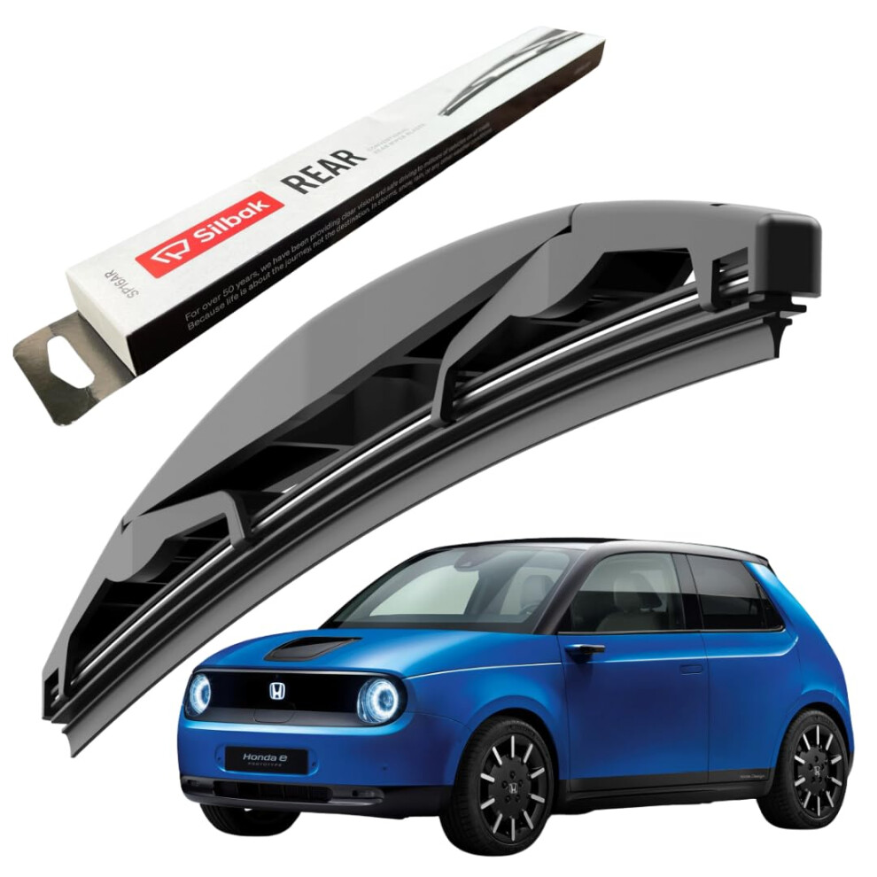 Silbak Rear Windscreen Wiper, Fits For Honda E (2019 Onwards) Rear Wiper Blade, 350Mm 5060920849993
