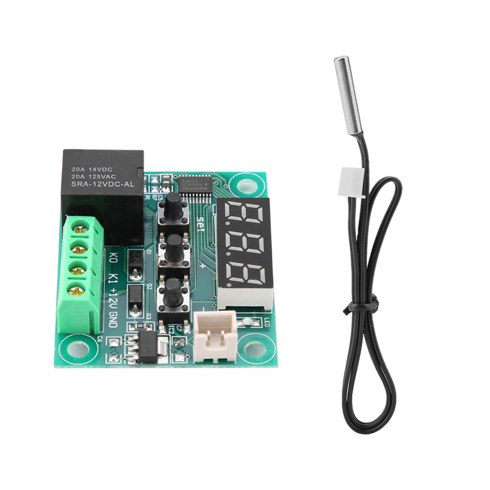 (W1209 Light) Xh-W1209 High Accuracy Digital Thermostat Temperature Switch Sensor Module Blue/Light 320997753407
