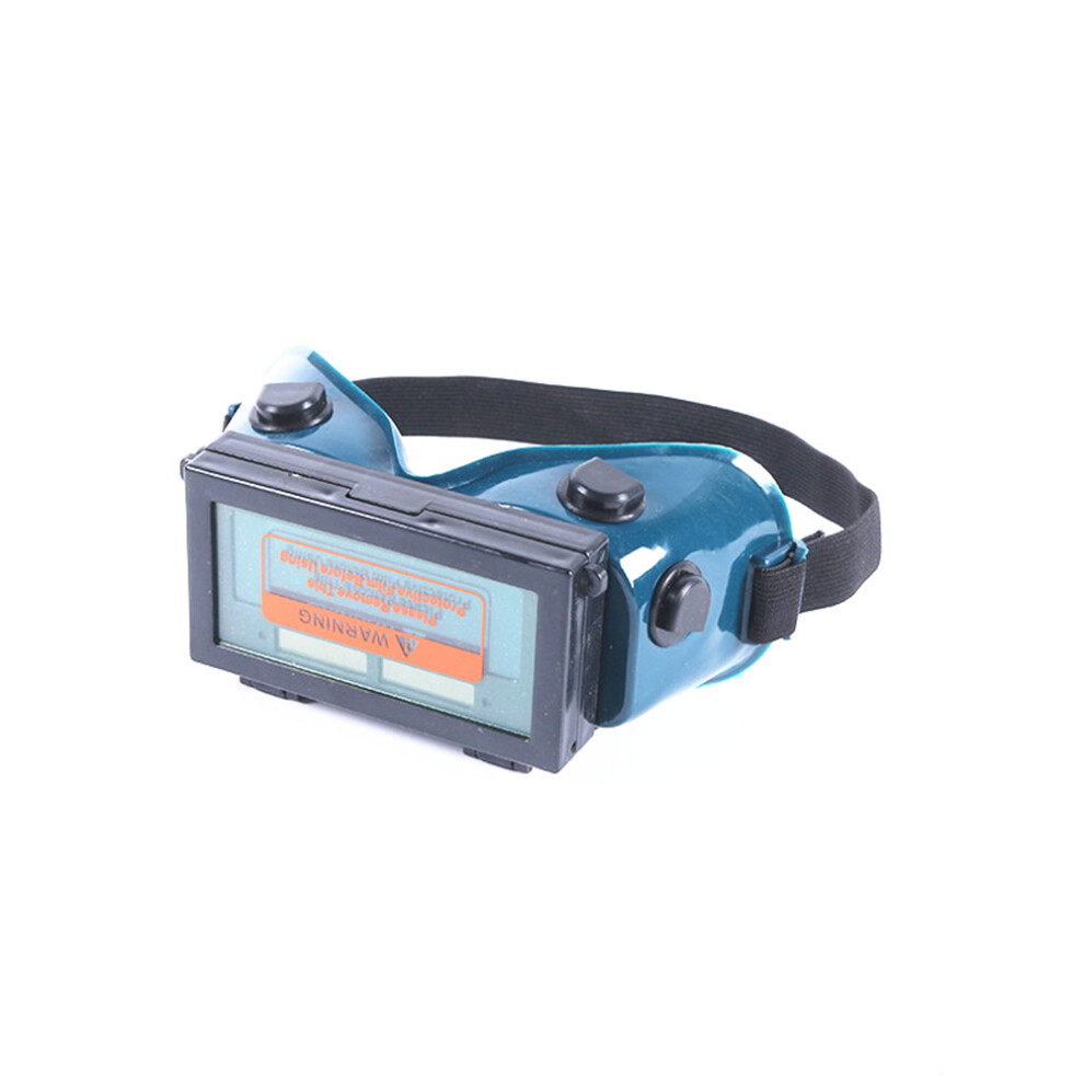 (Blue) Solar Auto Darkening Eye Mask Welding Helmet Eye Glasses Goggles For Welder 320997753254