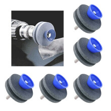 5PCS Lawn Mower Grinding Tool Power Drill Hand Drill Grinder Wheel Stone