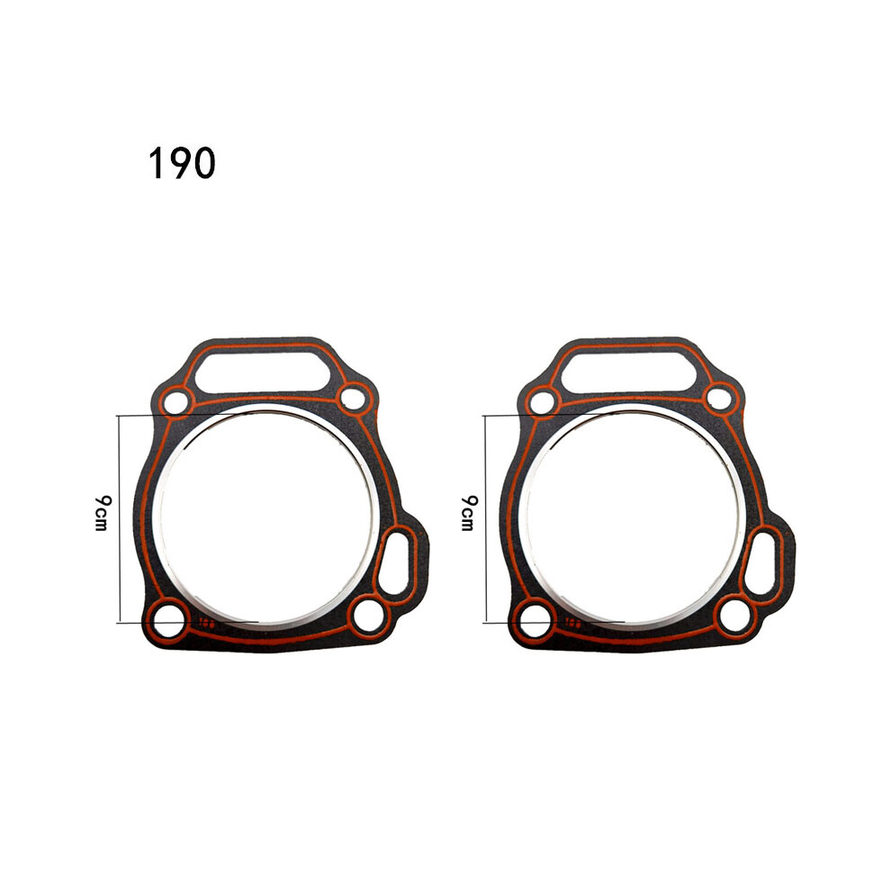 (190) 2Pcs Cylinder Head Gasket For 168/170/190 Gasoline Generator Small Engine Parts 320997754541